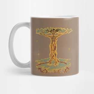 Male Tree of Life (Light and Color) Mug